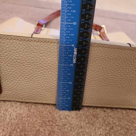 Dooney & Bourke Lexington Pebble Grain Bone Shoulder Handbag - Picture 13 of 16